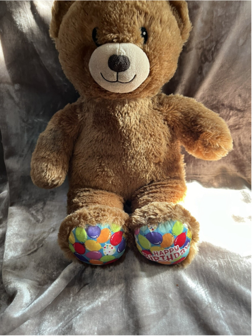 Build-A-Bear Happy Birthday Brown Birthday Bear Plush 15"